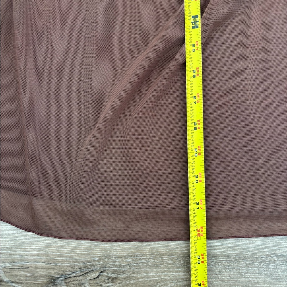 Affinitas Intimates Brown Babydoll Chemise Lace Slip Nightie Dress Vintage - Picture 6 of 9